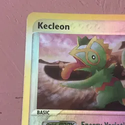 2003 Pokemon TCG Kecleon EX Sandstorm 18/100 Reverse Holo Rare - Image 2