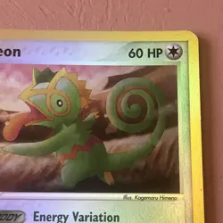 2003 Pokemon TCG Kecleon EX Sandstorm 18/100 Reverse Holo Rare - Image 3