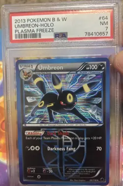 Lot Of 5 PSA 7 Umbreon Pokemon Cards. Neo Discovery First Edition. - Image 2