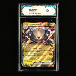 TQG 10 GEM MINT 2023 Pokemon ENG Magnezone ex #G SVI EN 065/198 RR - Image 2