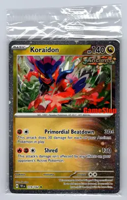 Koraidon (Gamestop Promo) 119/162 Holo Rare Temporal Forces Pokemon NM - Image 1
