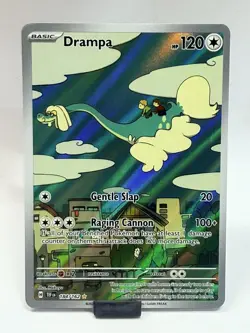 Pokemon TCG Drampa Illustration Rare 184/162 SV05 Temporal Forces Holo 120 HP - Image 1