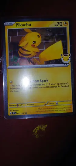 Pokemon Day 2026 Promo Holo Pikachu Nm - Image 1