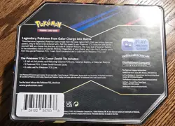 POKEMON TCG CROWN ZENITH TIN [GALARIAN ZAPDOS] FACTORY SEALED - Image 2