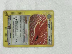 Pokemon Pidgeot TCG Holo Rare Card 23/165 Expedition - Image 2
