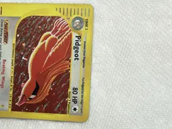 Pokemon Pidgeot TCG Holo Rare Card 23/165 Expedition - Image 4