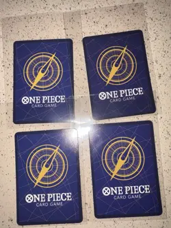 Bandai One Piece Card Game 4 Card Lot Marco Jinbe Sanji Tony Chopper mini card - Image 2