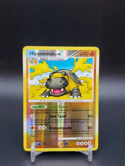 Hippowdon 25/111 Rising Rivals Revese Holo LP Pokemon Card - Image 1