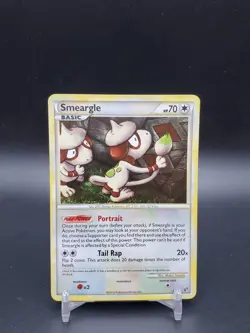 Smeargle 8/90 HGSS Undaunted Holo Rare LP Pokemon Card - Image 1
