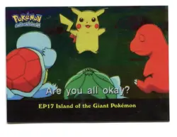 Pokemon Topps 2000 TV Animation Series 2 Foil Card #EP17 - Image 1