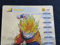 GOKU SILVER HOLO FOIL CARD DRAGON BALL Z #192 16/16 SCORE 2000 - Image 4