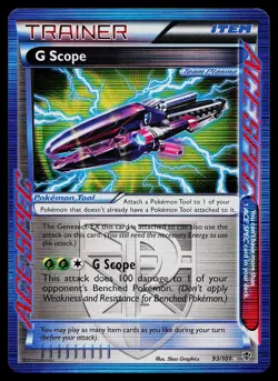 Pokemon Card - G Scope Plasma Blast 93/101 ACE Spec Rare - Image 1