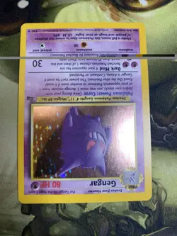 Pokemon TCG Card Gengar 5/62 Fossil Holo Vintage Wotc Lp+ Excellent Condition - Image 4