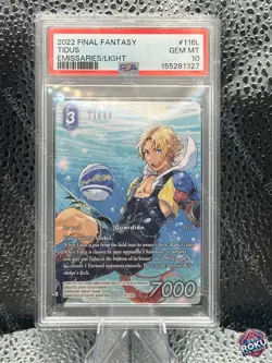 Tidus - Emmisaries of Light (16-116L) - Final Fantasy TCG Card (PSA 10) - Image 1