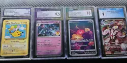 Pokemon TCG 4 Graded Card Lot Holo Secret Rare Flying Pikachu Urshifu VMAX - Image 1