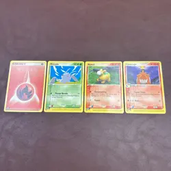 Pokemon Lot Of 4 Cards, 3 E Readers And One Energy Card - Image 1