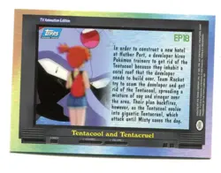Pokemon Topps 2000 TV Animation Series 2 Foil Card #EP18 - Image 2