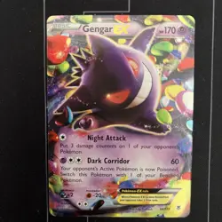 Pokemon Gengar EX 34/119 XY Phantom Forces Full Art Ultra Rare Holo Card-NM - Image 1