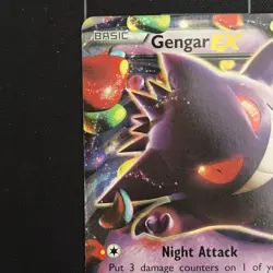 Pokemon Gengar EX 34/119 XY Phantom Forces Full Art Ultra Rare Holo Card-NM - Image 3