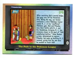 Pokemon Topps 2000 TV Animation Series 2 Foil Card #EP8 - Image 2