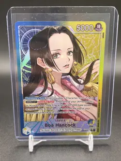 Boa Hancock Alt Art OP14-041 L The Azure Sea's Seven ONE PIECE Card English NM - Image 1