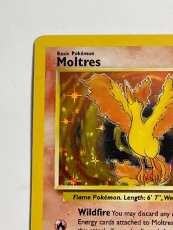 * Pokemon TCG Moltres 12/62 Fossil Holo Rare Basic Wotc Card - Image 2