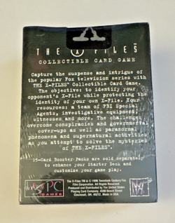 X-Files CCG 60 Card Starter Deck Factory Sealed Premiere Edition 1996 - Image 3