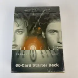 The X-Files Card Game 60 Card Starter Deck New Sealed 90s Vintage 1996 USPC Game - Image 1