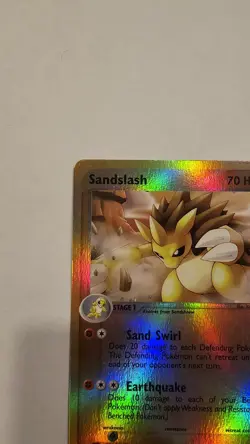 Sandslash 21/100 EX Sandstorm Reverse Holo Rare Vintage Pokemon Card TCG - Image 2