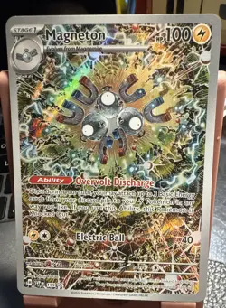 💥 Pokemon Card Magneton SVP 159 Black Star Promo Surging Sparks Holo 2024 - Image 1