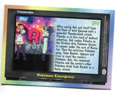 Pokemon Topps 2000 TV Animation Series 2 Foil Card #EP2 - Image 2