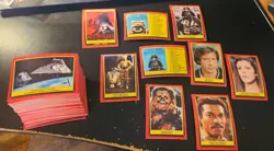 STAR WARS 1983 RETURN OF THE JEDI ALMOST COMPLETE SET 125 CARDS OPC CANADA EXMT - Image 1