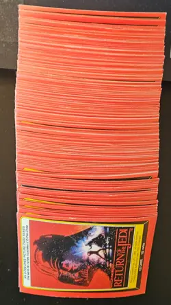 STAR WARS 1983 RETURN OF THE JEDI ALMOST COMPLETE SET 125 CARDS OPC CANADA EXMT - Image 2