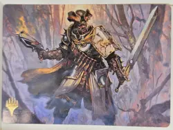 Brutal Cathar - GOLD STAMPED ART CARD - Magic the Gathering MTG Nice! - Image 1