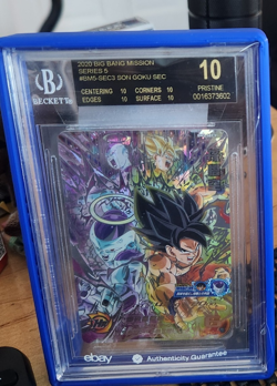 Super Dragon Ball Heroes card Son Goku BM5-SEC3 Japanese BGS Black Label 10 - Image 1