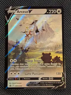 Pokemon Card - Arceus V - SWSH204 Promo - Sword & Shield - Card in French - Image 1
