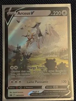 Pokemon Card - Arceus V - SWSH204 Promo - Sword & Shield - Card in French - Image 2