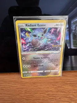 Radiant Eevee Swsh230 Swsh: Sword & Shield Promo Cards Holo - HP Heavy play - Image 1