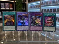 Yu-Gi-Oh Dark Magician Bundle The Dark Magicians Magician of Chaos 4 Card lot - Image 1
