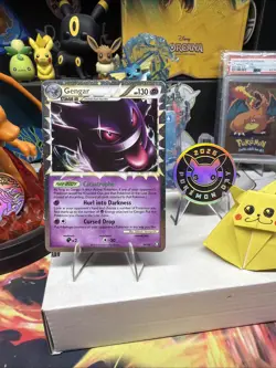 Pokemon Card Gengar Prime 94/102 HGSS Triumphant Holo 2010 - Image 1