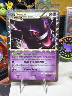 Pokemon Card Gengar Prime 94/102 HGSS Triumphant Holo 2010 - Image 2