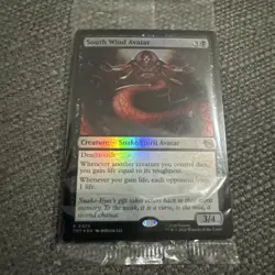 Magic MTG Teenage Mutant Ninja Turtles South Wind Avatar Foil & Courier Promo - Image 2