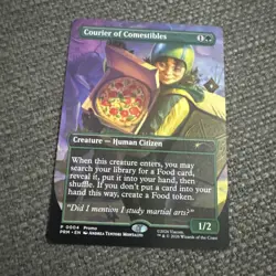 Magic MTG Teenage Mutant Ninja Turtles South Wind Avatar Foil & Courier Promo - Image 3