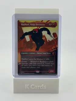 Raphael Ninja Destroyer [Borderless] #218 MTG TMNT - Image 1