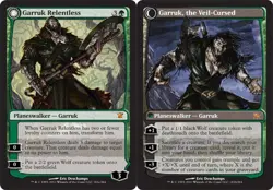 MTG - Garruk Relentless // Garruk, the Veil-Cursed - Innistrad - MP, English Mag - Image 1