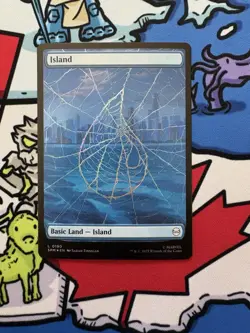 Island x1 Mtg Foil Full Art Marvel’s Spider-Man - Image 1