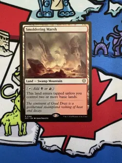 Smoldering Marsh x1 Mtg Lorwyn Eclipsed Commander - Image 1