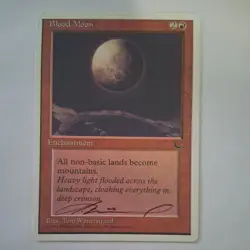 MTG Blood Moon Auto Signed Chronicles Regular LP - Image 1