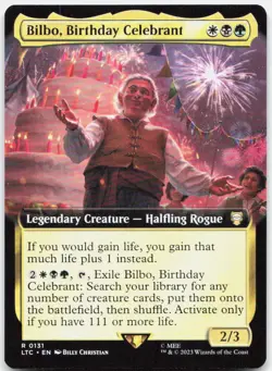 Bilbo, Birthday Celebrant (Extended Art) *Non-Foil* LTC 131 NM - Image 1