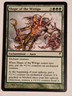 Shape of the Wiitigo - Coldsnap - Magic the Gathering MTG Nice! - Image 1